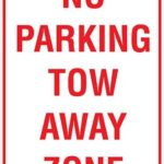Carpark No Parking Tow Away Zone