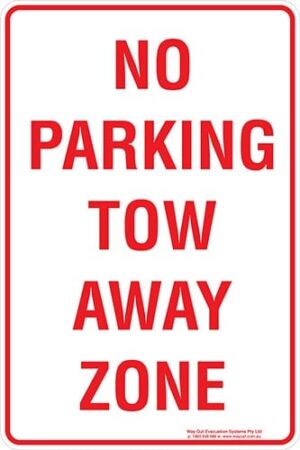 Carpark No Parking Tow Away Zone