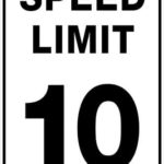 Carpark Speed Limit 10