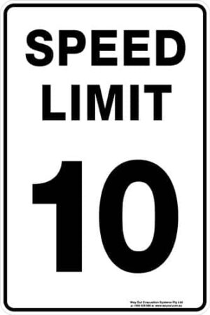 Carpark Speed Limit 10