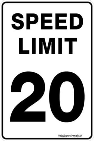 Carpark Speed Limit 20