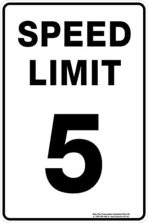 Carpark Speed Limit 5