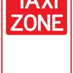 Carpark Taxi Zone Span Arrow