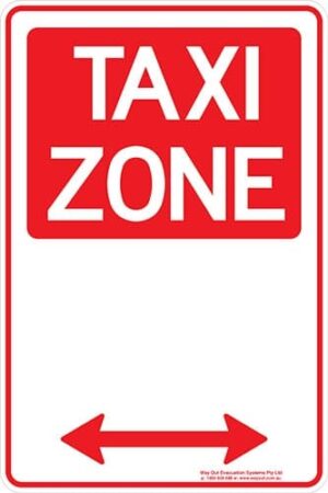 Carpark Taxi Zone Span Arrow