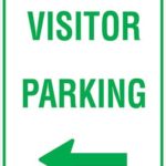 Carpark Visitor Parking Arrow Left