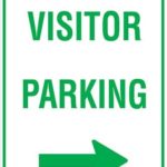 Carpark Visitor Parking Arrow Right