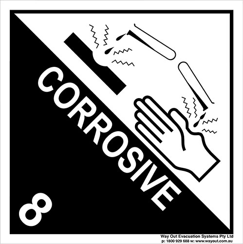 Corrosive 8 Sign