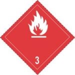 Flammable gases sign alternative