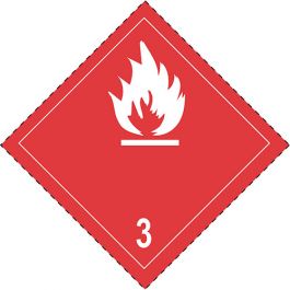 Flammable gases sign alternative
