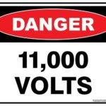 Danger 11000 Volts