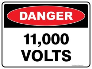 Danger 11000 Volts