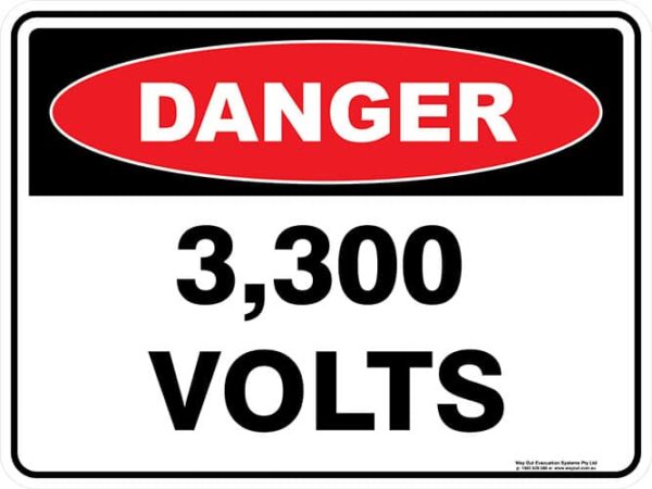Danger 3300 Volts