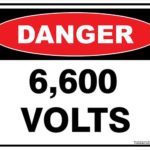 Danger 6600 Volts