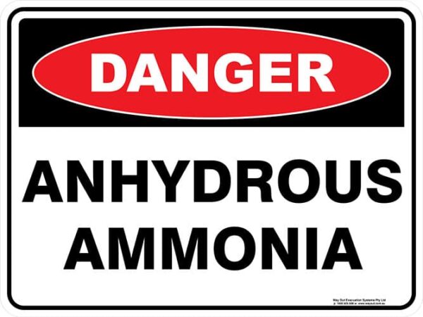 Danger Anhydrous Ammonia