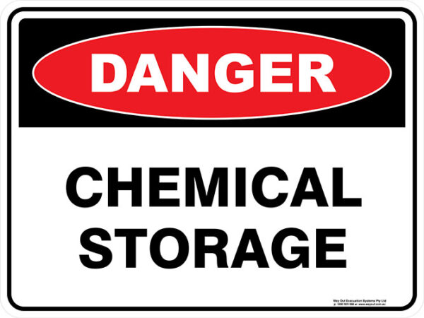 Danger Chemical Storage
