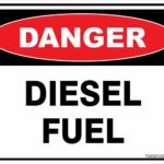 Danger Diesel Fuel Sign