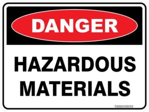 Danger Hazardous Materials