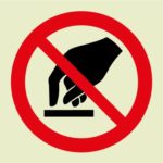 Do not touch symbol