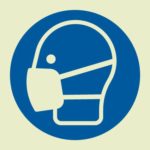 Dust mask sign