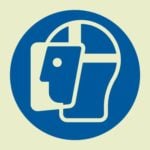Face shield IMO Sign