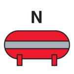 Fixed nitrogen fire extinguishing installation sign