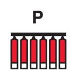 Fixed powder fire extinguishing battery sign