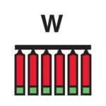 Fixed water fire extinguishing battery sign