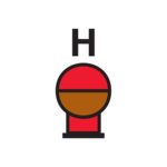 Fixed Gas other than CO2 or N fire extinguishing bottle in protected area