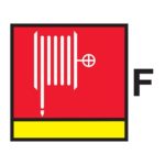 Foam fire hose and nozzle sign