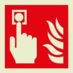 Fire alarm call point symbol