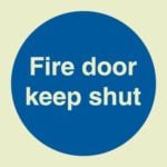 Fire door keep shut sign