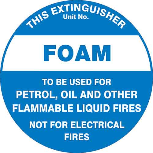 Fire Extinguisher Id Marker Foam