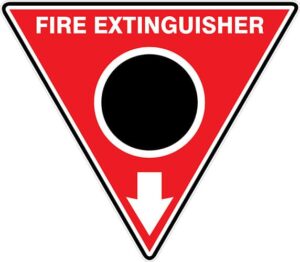 Fire Extinguisher Id Marker Tri CO2