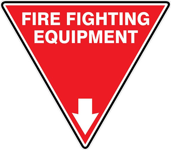 Fire Extinguisher Id Marker Tri Fire Fighting Equipment