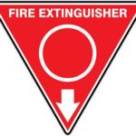 Fire Extinguisher Id Marker Tri Water