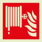 Fire hose reel Glow in the dark IMO Sign