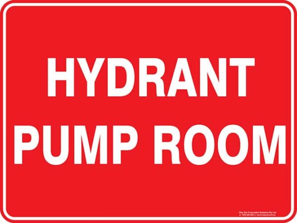 Fire Hydrant Pump Room