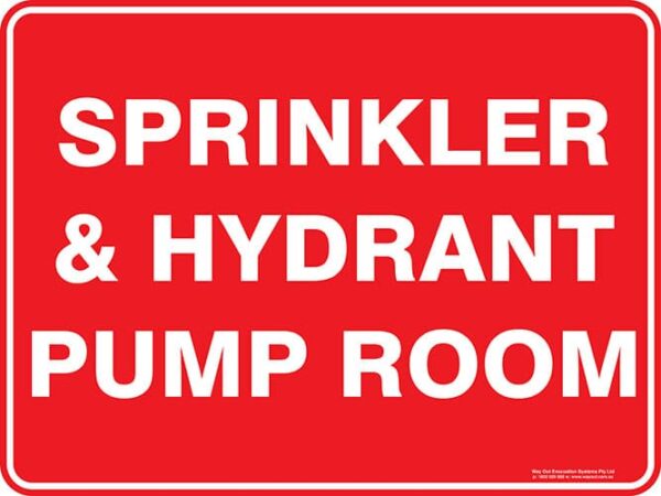 Fire Sprinkler & Hydrant Pump Room