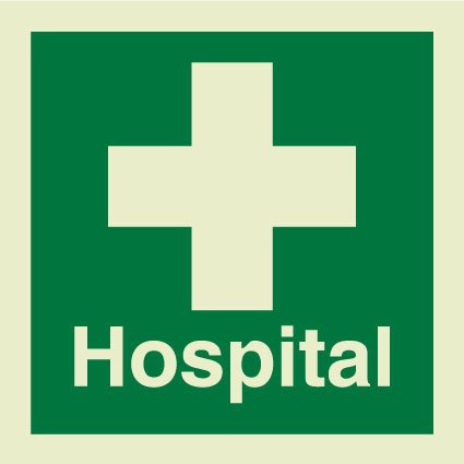 Hospital Symbol IMO Sign
