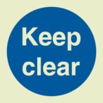 Keep clear sign