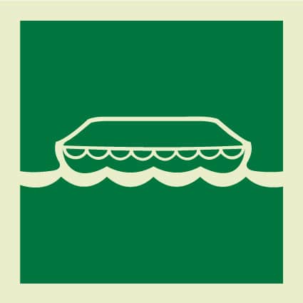 Lifeboat IMO Sign