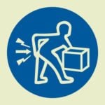Lift correctly Sign