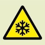 Low temperature freezing conditions symbol