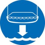 Lower lifeboat IMO Sign
