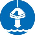Lower liferaft IMO Sign