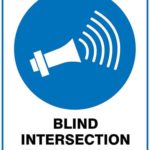 Mandatory Blind Intersection Sound Horn
