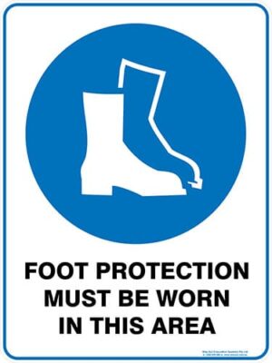 Mandatory Foot Protection Must Be Worn In This Area