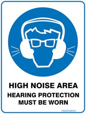 Mandatory High Noise Area Hearing Protection Must Be Worn