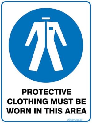 Mandatory Protective Clothing Must Be Worn In This Area