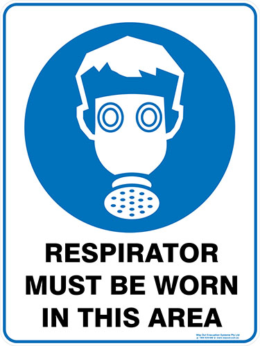 Mandatory Respirator Must Be Worn In This Area
